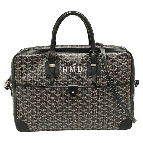 goyard briefcase black